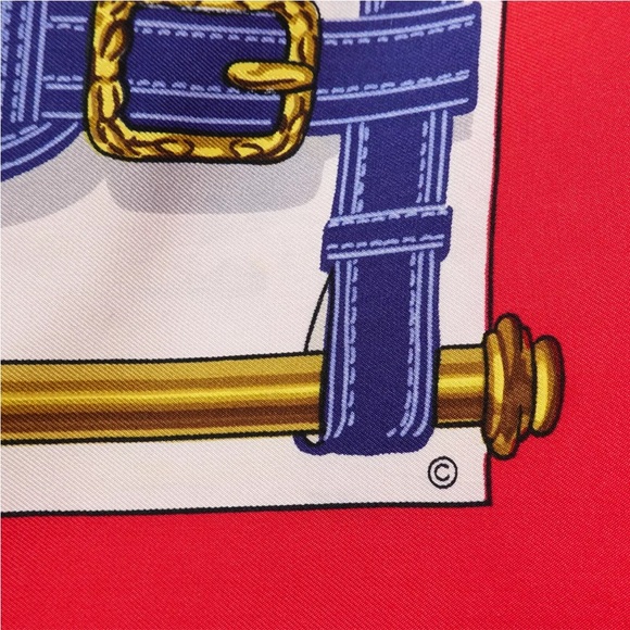 Vintage HERMES SCARF “Harnais des Presidents” - Picture 6 of 9